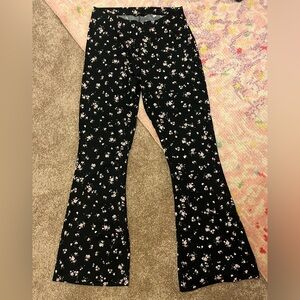 ASOS ONLY bran size L pull-on floral flare pants